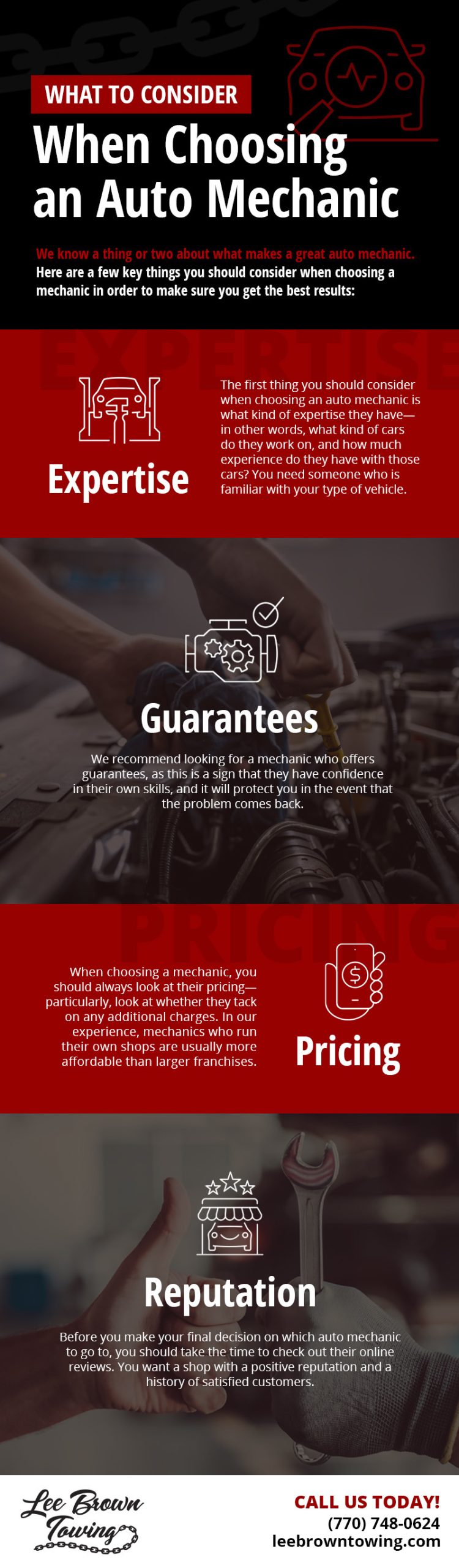 Key Things to Consider When Choosing an Auto Mechanic [infographic]